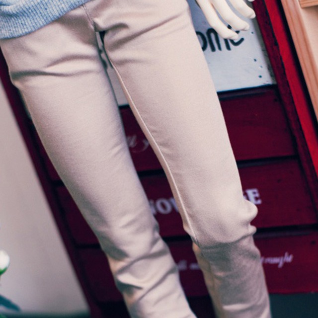 [Pre-order] [SD17] Color Skinny Pants - Beige