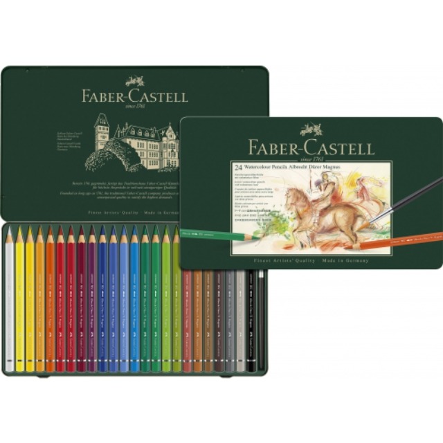 Faber Professional Magnus Watercolor Pencil Set 24 Colors