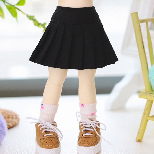 [Pre-order] [USD] Basic Pleated skirt - Black