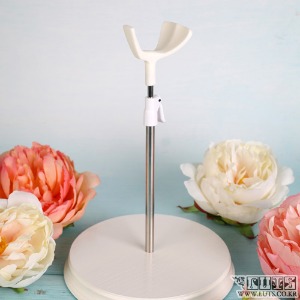 SADDLE DOLL STAND 40cm~45cm (White, S size)