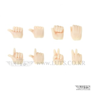 Hands Set A For Obitsu 11 Body (White/Matt Skin)
