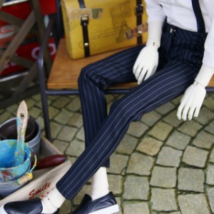 [SDB]Suspenders slacks(Stripe)