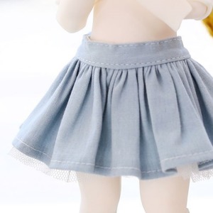 [Pre-order] [USD] pleated skirt -Sky