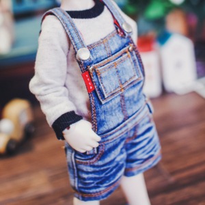 [Pre-order] [USD] New Washing Short Overalls - Deep Blue