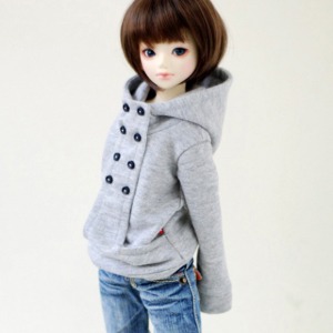 [Pre-order] [MSD &amp; MDD] Chic Hooded T - Gray