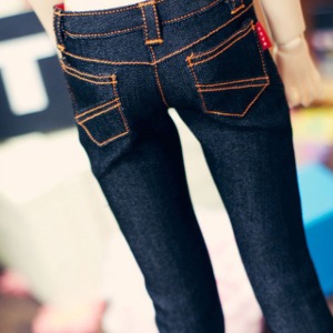 [Pre-order] [SD13 Girl &amp; Smart Doll] Real Skinny Jeans - Black