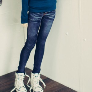 [Pre-order] [SD13 Girl &amp; Smart Doll] Real Skinny Washing Jeans - Blue
