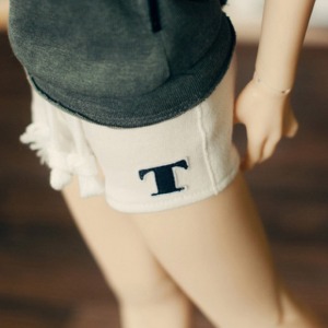 [Pre-order] [SD13 Girl &amp; Smart Doll] Sweat Short Pants - White