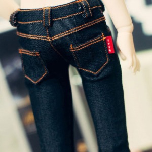 [Pre-order] [MSD &amp; MDD] Unoa Real Skinny Jeans - Black