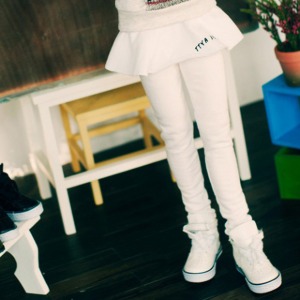 [Pre-order] [SD13 Girl &amp; Smart Doll] Leggings Skirt - White