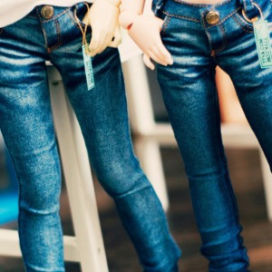 [Pre-order] [MSD &amp; MDD] Unoa Real Skinny Washing Jeans - Blue