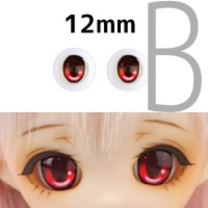 12mm Animation B Type Eyes - Red