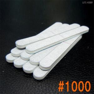 Style X Hard Mini Stick Sandpaper Round Type 1000 10 Packs BG664