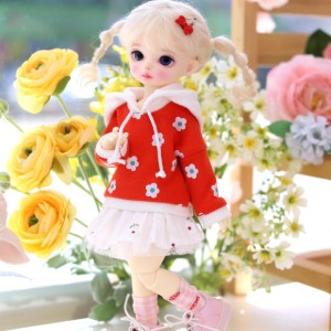 [Pre-order] [USD] Flower Garden Skirt - Red
