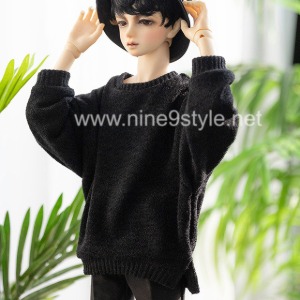 [Pre-order] SDB Over Fit Round Knit Black