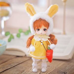 [Pre-order] PETIT16 Fluffy Rabbit Kindergarten Yellow