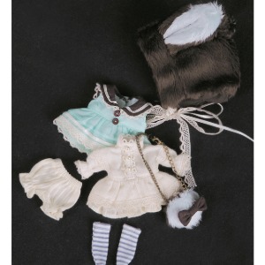 [Pre-order] obitsu 11 Sweet Sailor Dress Set (mint chocolate)