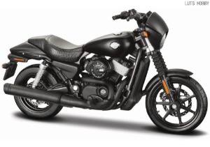 1/18 Mysto Harley Davidson 2015 Street 750 Black Orbits 11 Size