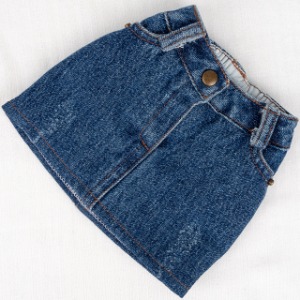 Pre-order MSD Denim Washed Mini Skirt Blue Jeans