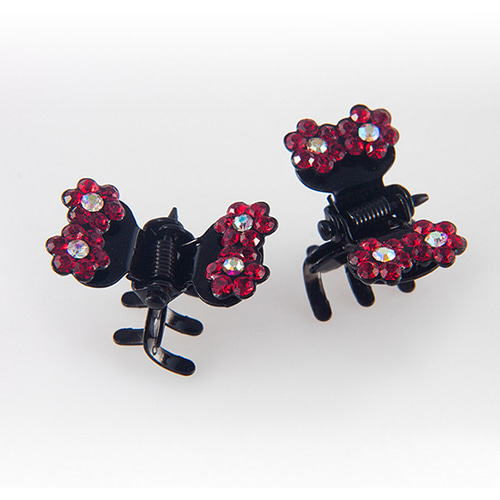 CUBIX TWIN CLAWCLIP PIN SET(RED)
