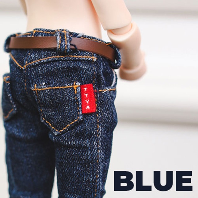 [Pre-order] [USD] Stone Washing Real Skinny Jeans - Blue