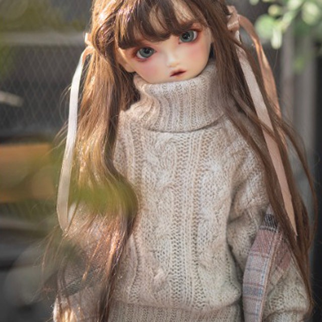 [Pre-Order][MSD]Twisted turtle-neck knit(Otmeal)