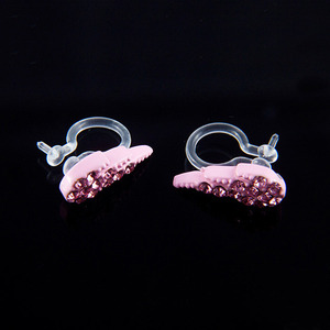 Ear Cuff Wing Pastel Set (Pink)