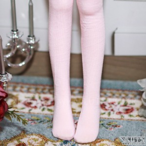 KDF Basic Over knee Socks Pink