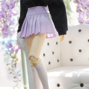 [Pre-order] [SDG]Basic pleated skirt(Purple)