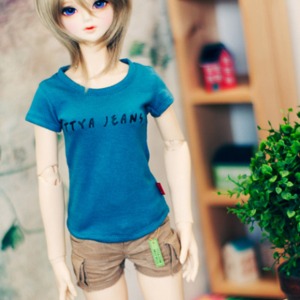 [Pre-order] [SD13 Girl &amp; Smart Doll] Cargo Hot Pants - Beige