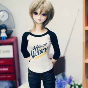 [Pre-order] [SD13 Girl &amp; Smart Doll] Victory T shirt - Black