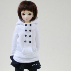 [Pre-order] [MSD &amp; MDD] Chic Hooded T - White