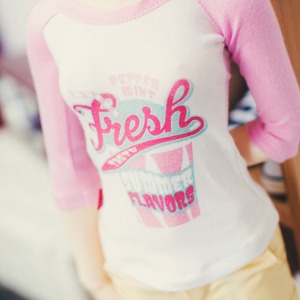 [Pre-order] [SD13 Girl &amp; Smart Doll] Icream T shirt - Pink
