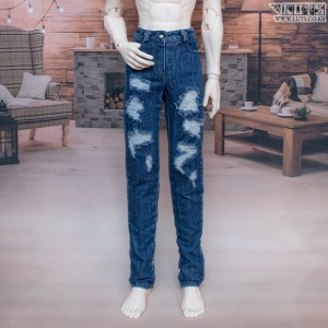GSDF Damage denim pantsBlue jeans