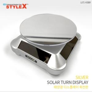 STYLE X Solar Display Rotating Plate Silver DE-119