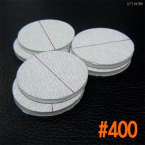 Style X Hard Mini Stick Sandpaper Round 400 6 Packs BG656