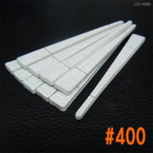 Style X Hard Mini Stick Sandpaper Triangle 400 10 Packs BG666