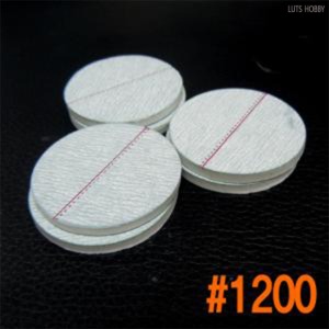 Style X Hard Mini Stick Sandpaper Round 1200 6 Packs BG660