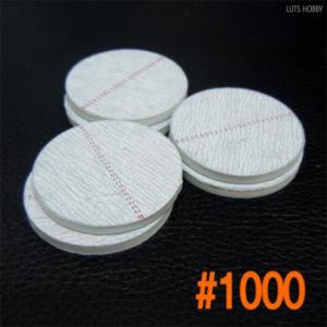Style X Hard Mini Stick Sandpaper Round 1000 6 Packs BG659