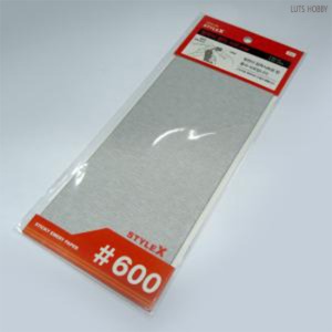 Style X adhesive paper sandpaper 600 3 sheets BG686