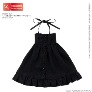 1/12 Halterneck summer dress (BLACK)