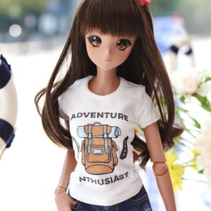 [Pre-order] [SD13 GIRL &amp; Smart Doll] Adventure T-shirt - White