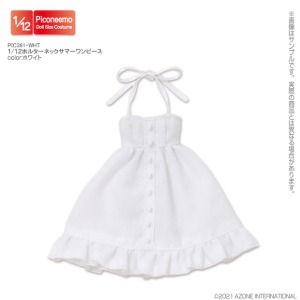 1/12 Halterneck summer dress (white)