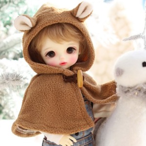 [Pre-order] USD Cute Winter Fluffy Cape Brown