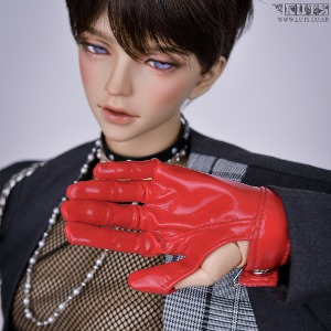SSDF three-striped gloves red