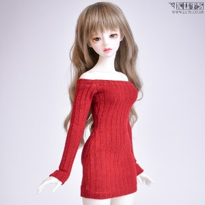 MDF Knitted dress Red